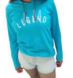 AML Lightweight Hooded Shirt Ocean Blue